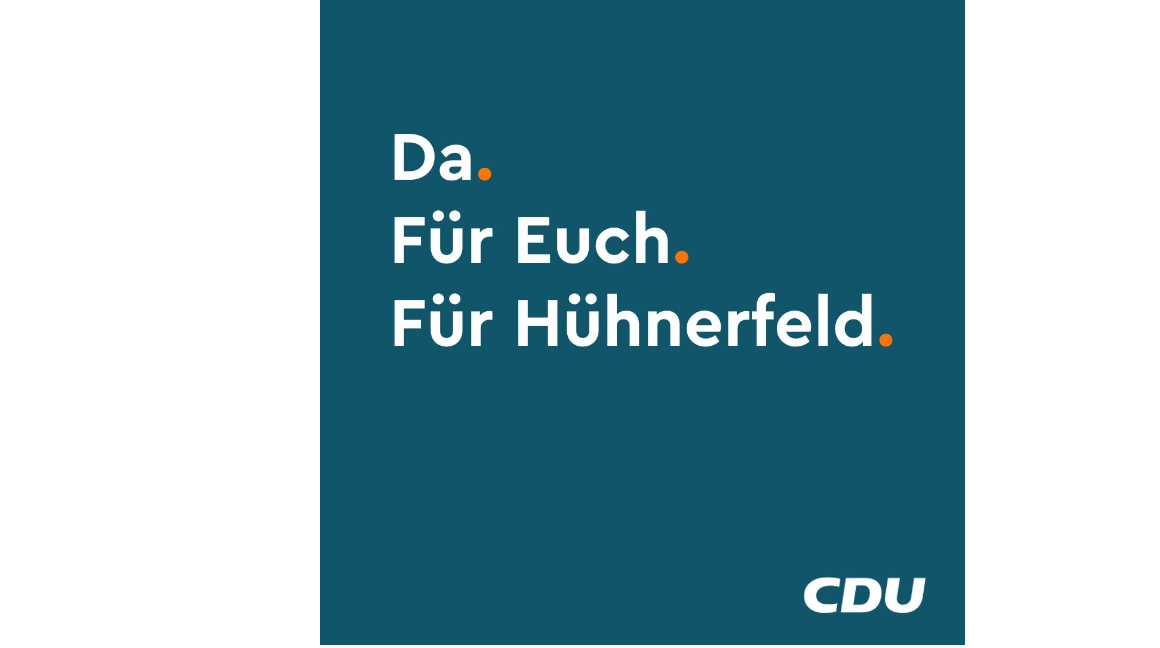 Da. Fr Euch. Fr Hhnerfeld.