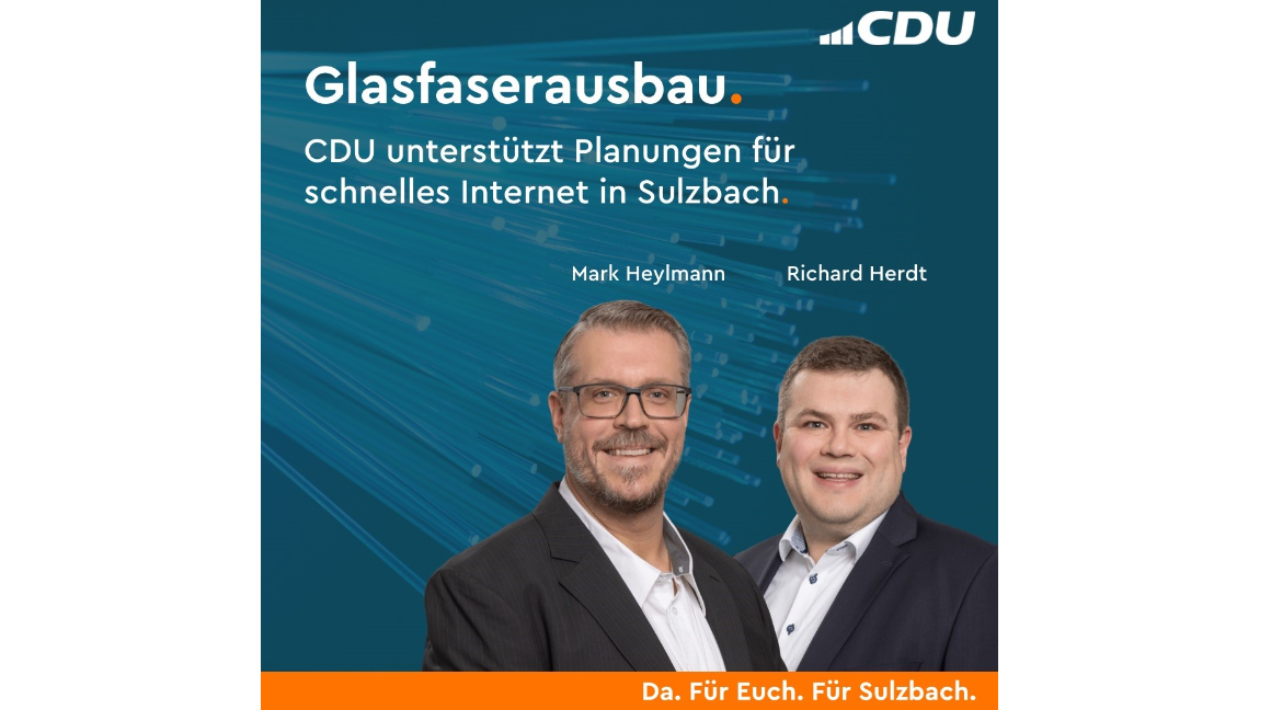 CDU untersttzt Glasfaser fr Sulzbach